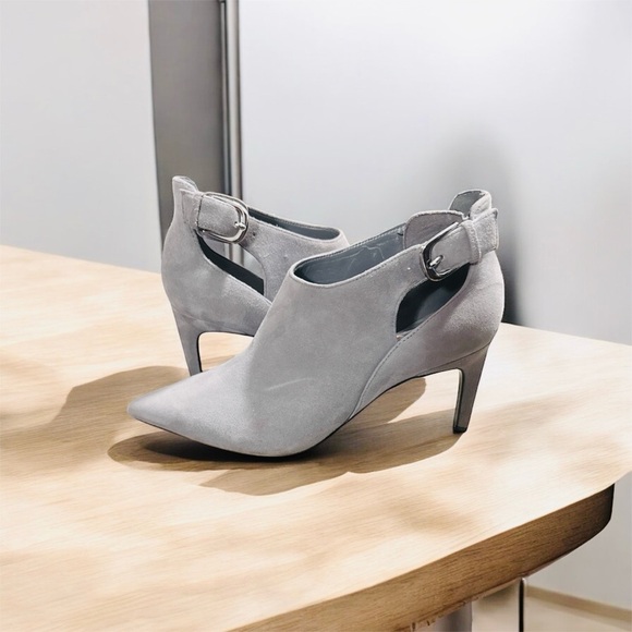 Calvin Klein Women's Gray Ankle Booties - Picture 2 of 4